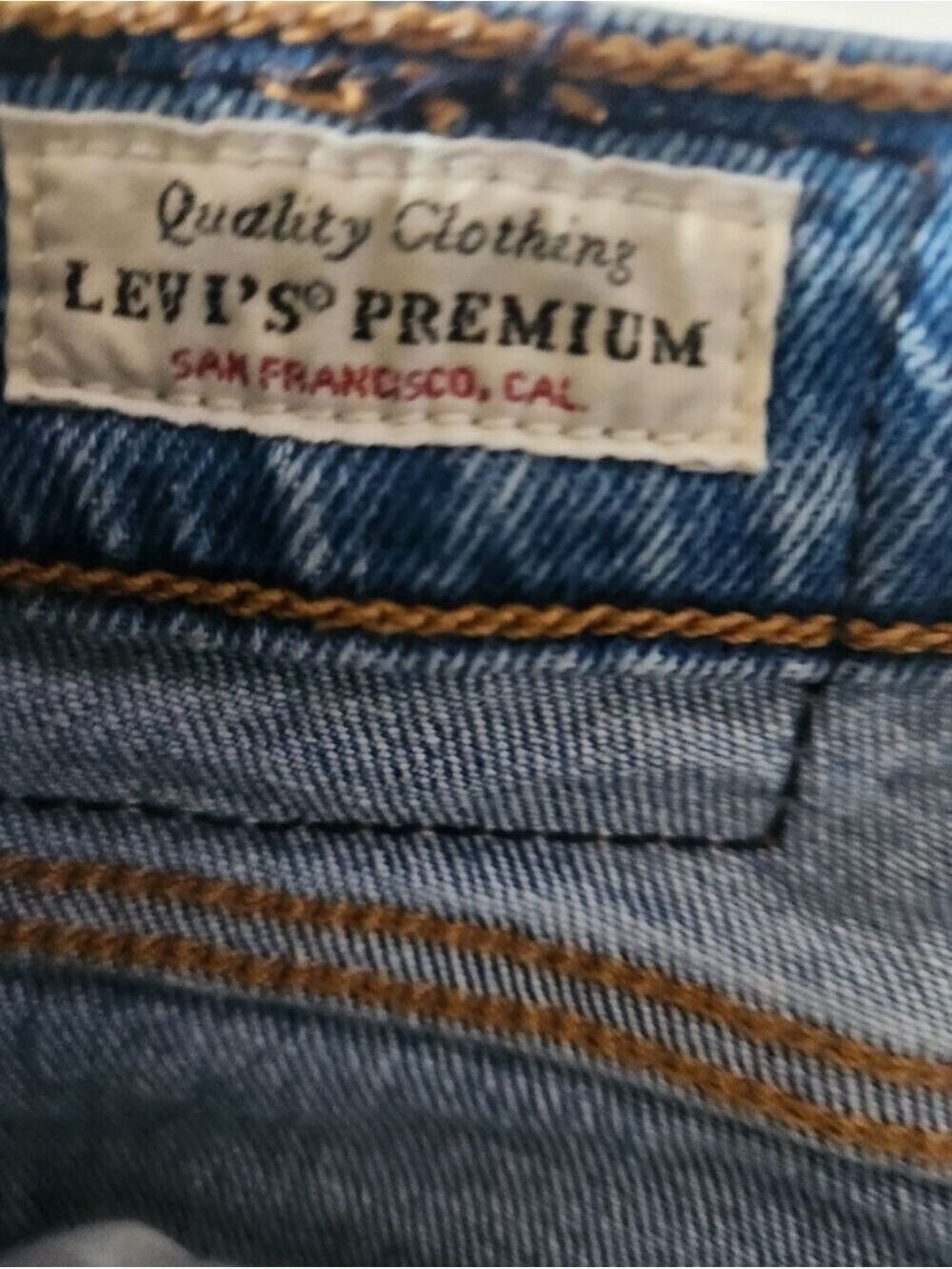 Levi's Jeans Wedgie Icon Fit Ankle Jeans - High Rise - Size 28 Premium Cotton - Picture 4 of 16
